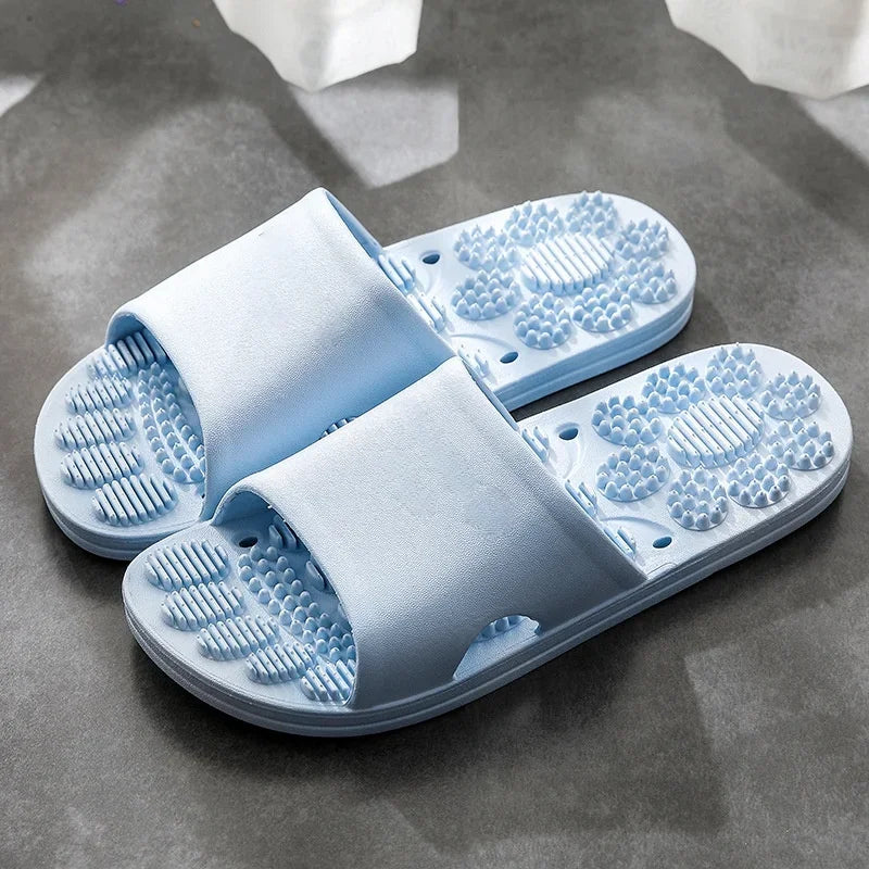 Reflexology Foot Massage Slippers Bath Slippers Tension Relief Acupuncture Feet Massager Household Slipper Foot Health Care
